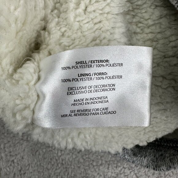 Orvis Mens Gorpcore Pullover Long Sleeve Sherpa Lined Pocket 1/4 Zip Size M Gray - Picture 11 of 12